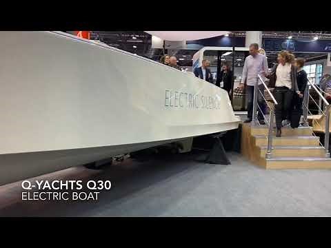 Q-Yachts Q30 Electric Boat at BOOT Düsseldorf 2020