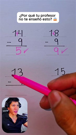 This forbidden math trick will teach you how to subtract more easily 😱 #math #subtractiontrick