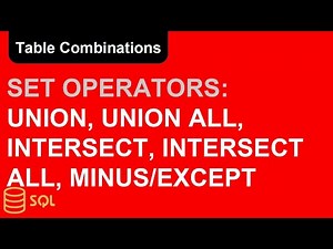 45:What are set operators in SQL? What are they and how does they work? || SQL Interview Q/A.