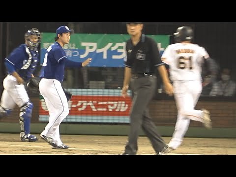 同点の7回を任された藤嶋、ピンチを招くも無失点！死球を与えた増田陸にしっかり謝罪 (2022/06/29)