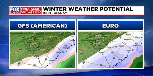 Snow on the SC beaches - A better chance for winter weather south of our area