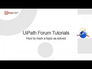 Forum FAQ - How to mark a post as a solution