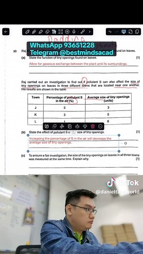 PSLE Science 2024 Questions Explained