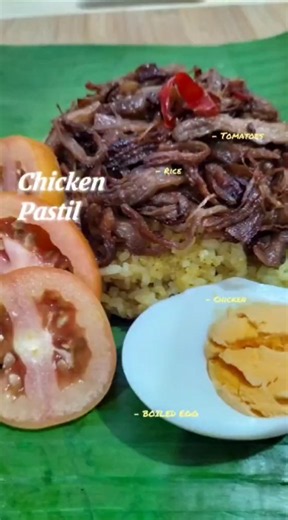 Why this homemade chicken pastil is so flavorful