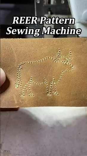 "REER Programmable Pattern Sewing Machine Full Demonstration | Unleash Industrial-Grade Creativity"