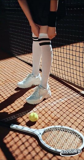 BEST Tennis Fashion: Socks, Shoes, & Racket