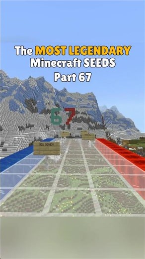 The MOST LEGENDARY Minecraft SEEDS (Java & Bedrock) - Part 67