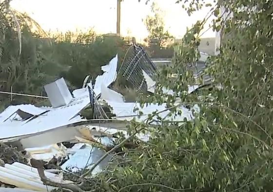 Man describes being at work when 'violent' microburst hit Tempe building