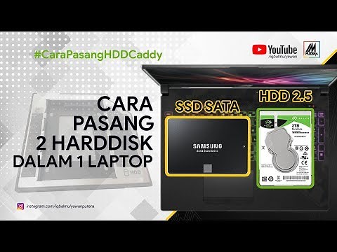 Cara Pasang HDD Caddy
