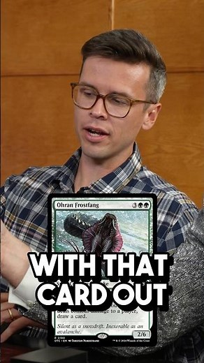 You'll never guess what Magic deck he's playing!