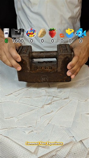 MrX Experiment on Instagram: "Try To Guess? How Much Paper Does It Take To Make The Object Float Subscribe MrX Experiment #mrxexperimentsofficial #tissue #foryouシ #fypシ #shortsreels"