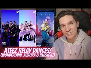 DANCER REACTS TO ATEEZ RELAY DANCES! | 'Wonderland,' 'Illusion' & 'Aurora'