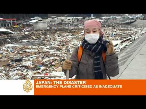 Tsunami destroyed Japanese village