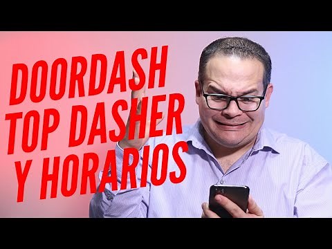 DOORDASH - TOP DASHER - HORARIOS