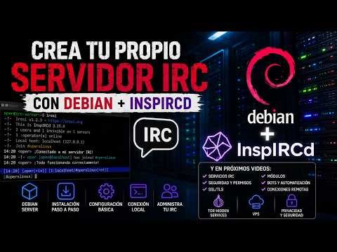 Como Instalar y Configurar inspIRCd en Servido Debian Linux 2026