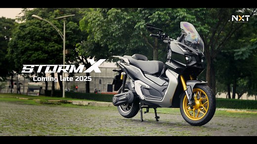 Adventure, recharged. ⚡ The NXT Storm X brings you 200km of range, 120kph speed, inverted shocks, and Type 2 fast charging — built for those who go beyond the city. 🏍️ The new Storm isn’t in the sky. It’s on the road. 🌩️ #NXTStormX #TrustDrivenMobility #GasIsHistory #AdventureEbike #EbikePH #RideBeyondLimits #ElectricADV | NXT E-Bike PH