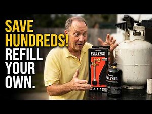 Save Hundreds Refilling Your Own 1lb Propane Cylinders!