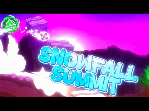"Snowfall Summit" by QuixonicGD [ALL COINS] | Geometry Dash Daily #1748