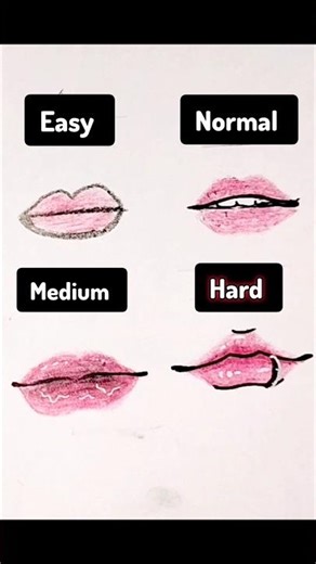 How to Draw Realistic Lips (Easy Step-by-Step Tutorial) ✍👄 #tutorial #drawing #howtodraw #lips #fyp