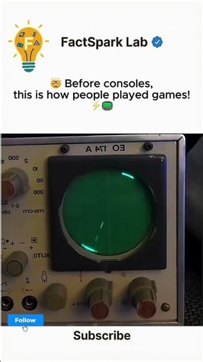 🟢🎮 What Playing the First Video Game in History Looks Like! ⏳