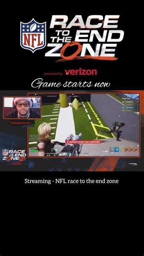 NFL Race To The End Zone Fortnite #nfl #fortnite #shorts