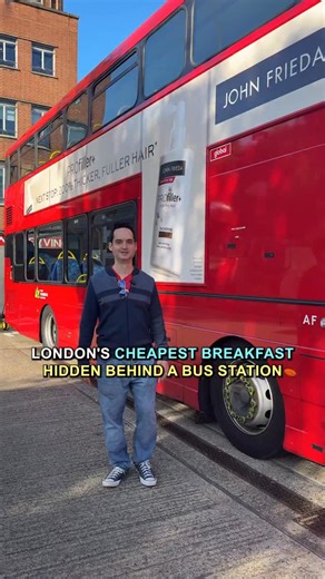 4.7K views · 12 reactions | The Bus Cafe, hidden behind Waterloo Bus Garage on Cornwall Road, is a proper greasy spoon still running inside a working depot. For just £7, you get a full English breakfast with coffee or tea — cheap, hearty, and about as authentic as London gets. #londoneats #hiddenlondon #LondonFoodie #fullenglishbreakfast #greasyspoon #BudgetEats #londonbrunch #BritishFood #LondonRestaurants #londonfood | Alan Barr | Facebook