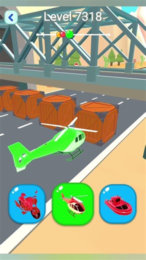 Shape shifting2 game level #7318 hyper casual game #shapeshifting #gameplay #gaming #shortvideo...