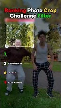Ranking Photo Crop Challenge Filter #ranking #funny #viral