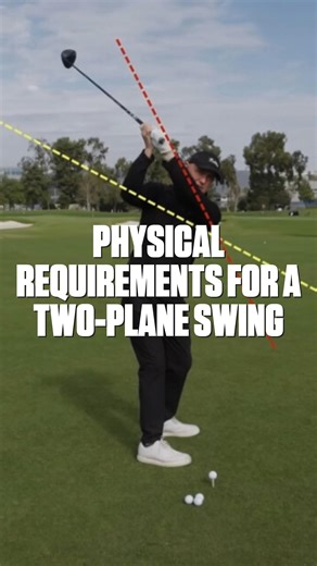 10K views · 83 reactions | The question is not whether a two-plane swing is better or worse than a one-plane swing, it’s whether or not it’s better or worse for you based on your physical capabilities. If a golfer lacks thoracic spine, lat or shoulder mobility, trying to get the “hands high” at the top of the backswing are likely to invite mechanical compensations that can affect power or consistency. Full video on @titleist’s YouTube channel | TPI | Facebook