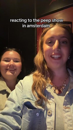 Exploring Amsterdam's Red Light District Peep Show