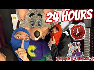 24 HOUR OVERNIGHT in CHUCK E CHEESE ARCADE (CREEPY!)