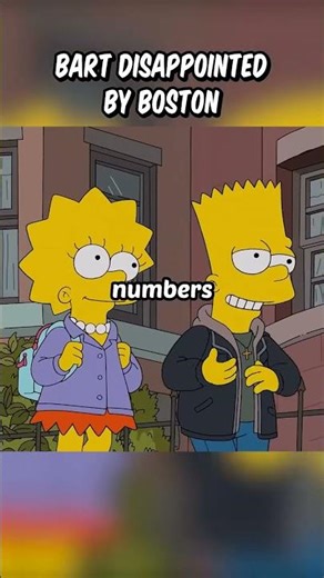 Bart Simpson’s Hilarious Boston Disappointment 🎬