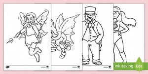 Villains Colouring Pages
