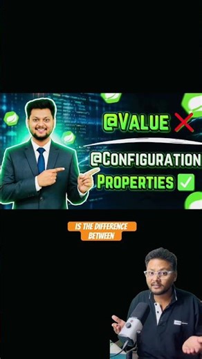 Forgot Value Annotation & Start Using ConfigurationProperties Annotation In Spring✅ #springboot