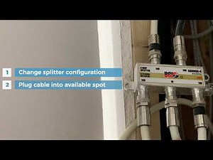 How to ACTIVATE a COAX OUTLET