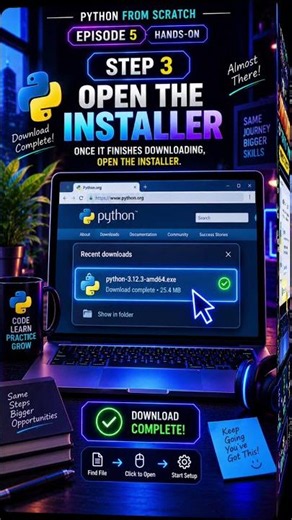 How to Install Python on Windows 🐍 | Python for Beginners From ZERO #5