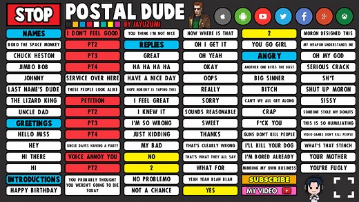 POSTAL DUDE SOUNDBOARD