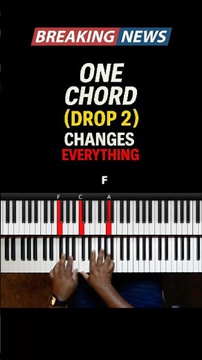 One Chord (Drop 2) Changes Everything | Easy Piano Lesson