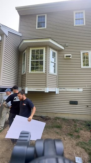 Installing the new @ledgershield flashing follow us to see more content like this #deck #outdoorliving #decks #compositedecking #ctdecks #azek #outdoorlivingarea #bluecollar | Outdoor Space Builders
