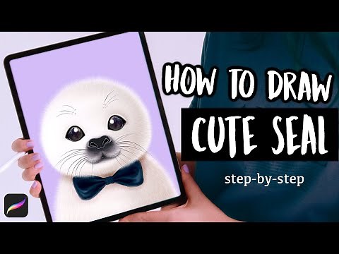 How To Draw a Cute Seal | Easy Procreate Tutorial