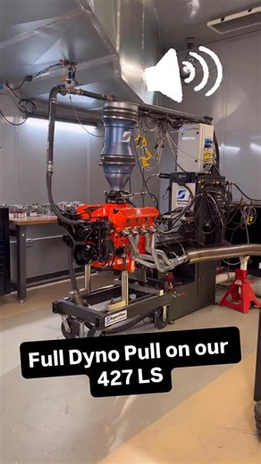 Here’s a full dyno run with our 427ci LS on the @superflowdyno PowerMark! We ran this engine from 2500-6500 RPM since that is its street oriented operating range with the @summitracing Pro LS camshaft! It’s got a nice flat torque curve and with the @fitech_efi this engine is setup for what ever you want to throw at it: boost, nitrous, 87 octane (not at the same time😂). Comment below what you think this hotrod powerplant cranked out! #enginepower #enginepowertv #engines #engine #v8 #v8power #v8s
