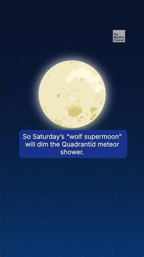 Full Wolf Supermoon & Meteor Shower Align