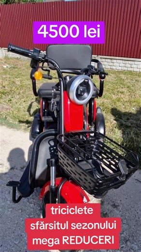 Modern Red and Black Mobility Scooter with Discount