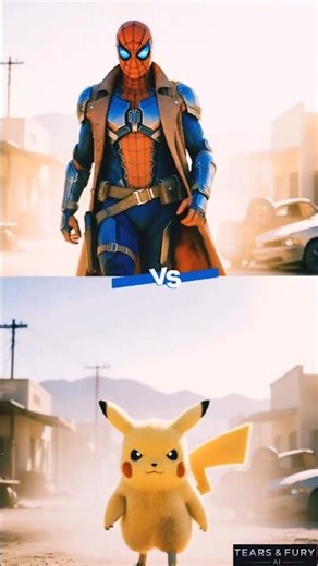 ⚡Spider-Man Bounty Hunter vs Pokémon Legends! Venom, Pikachu, Bulbasaur & Friends Battle #shorts #ai