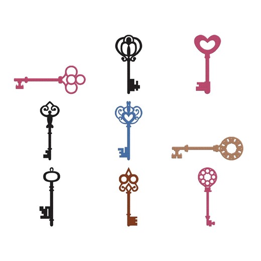 Key Outline Embroidery Design Bundle, Skeleton Heart Key Machine Embroidery File, Instant Download, 7 Size - Etsy