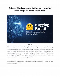 Hugging Face - Driving AI Advancements with Open-Source Tools - SlideServe