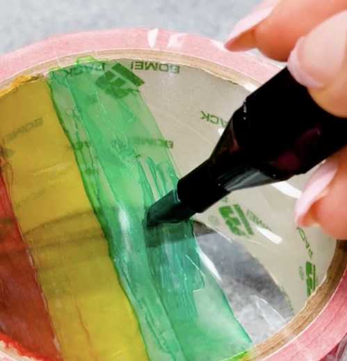 Rainbow light from tape 🌈 | 5-Minute Crafts Family