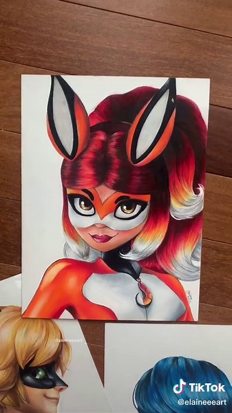 Rena Rouge Miraculous Ladybug Drawing