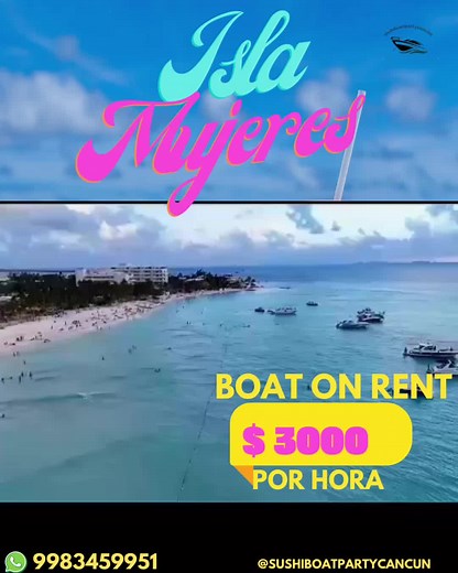 #boatrentcancun #cancun #islamujeres #cancunmexico #yates
