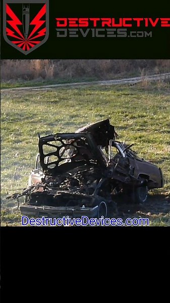 Shoulder-Fired 57mm M18 Recoilless Rifle DESTROYING car #military #gun #blowup